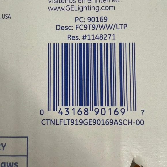 GE 9 Inch Kitchen‎ & Bath Warm White FC9 T9 Circline Fluorescent Light Bulb 30W - Picture 8 of 9